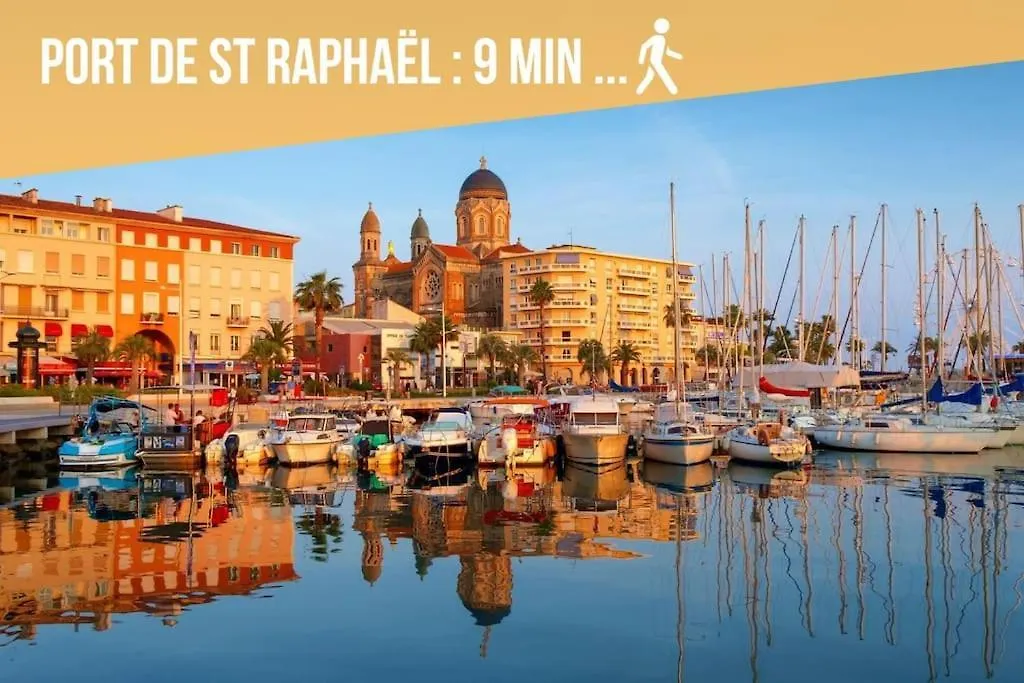 Villa 4 Etoiles, 300M2, 700 M Plage, 5 Min Du Centre Saint-Raphael